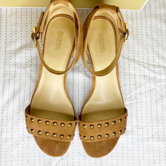 {Michael Kors} studded suede sandal - Picture 6 of 8